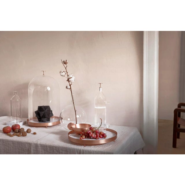 Contemporary New Moon Medium-Sized Blown Glass Bell by Elisa Ossino for Paola C. For Sale - Image 3 of 4