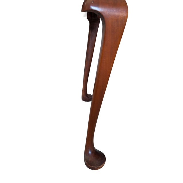 Late 20th Century Eldred Wheeler Slate Top Queen Anne Lowboy For Sale - Image 13 of 14