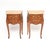 A stunning pair of antique French inlaid marquetry marble top bedside chests. They were made in France and date from...