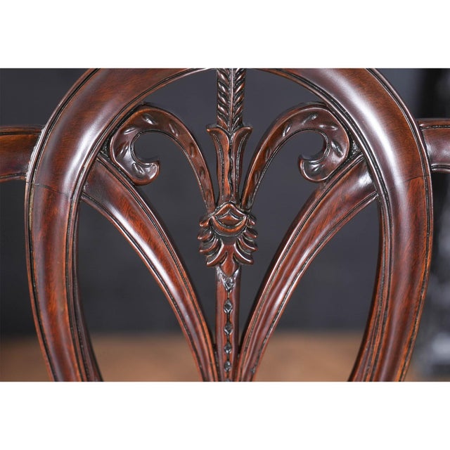 Niagara Furniture Tall Sweet Heart Chairs, Set of 10 For Sale - Image 13 of 14