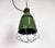 Industrial Green Enamel Cage Pendant Lamp from Philips, 1960s For Sale - Image 6 of 16