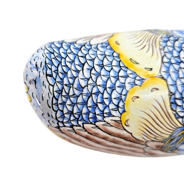 Vintage Chinese Cloisonné Enamel Copper Bird Trinket Box, Hand Painted, 5" For Sale - Image 14 of 18