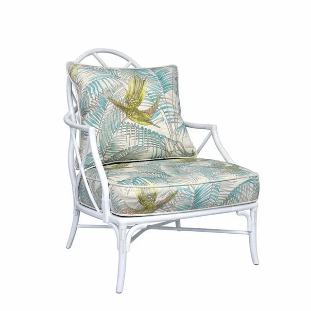 Contemporary Bamboo-Style Dining Armchairs by Century Furniture, Set of 2 For Sale - Image 3 of 3