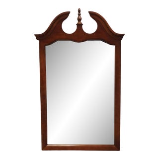 Thomasville Impressions Winston Court Solid Cherry Traditional Style 30" Pediment Mirror 20611-220 For Sale