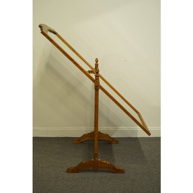 Ethan Allen Heirloom Nutmeg Maple Standing Floor Mirror Chairish