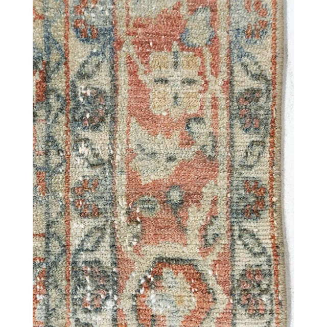 1940s Vintage Distressed Malayer Runner 3'1 X 12'9 For Sale - Image 9 of 12