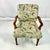 1990s 1990s Vintage Neoclassical Acanthus Leaf Upholstered Open Arm Side Accent Chair For Sale - Image 5 of 11