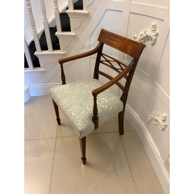 Antique Edwardian Mahogany Dining Chairs, 1900, Set of 10 For Sale - Image 10 of 18
