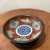Antique Chinese Qing Yongzheng Hand-Painted Blessing Bowl on Wood Base Signed For Sale - Image 12 of 12