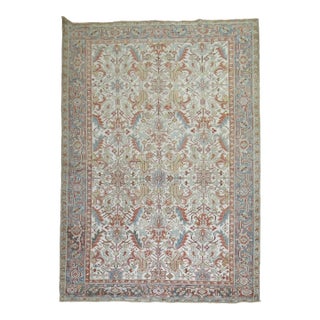 Antique Zabihi Collection Persian Heriz Rug - 7'9" x 10'9" For Sale