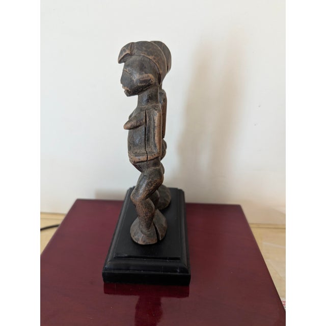 1920s Rare Hand-Carved Senufo/Bamana West African Wood Sculptures Early 1900's For Sale - Image 5 of 6
