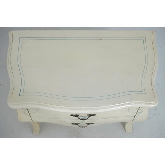 Venetian Paint Decorated Bombe Chest Accent Commode For Sale In Philadelphia - Image 6 of 16