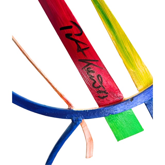 Mid-Century Modern Rare Peter Keil Abstract Metal Stabile Sculpture, Alexander Calder-Inspired For Sale - Image 3 of 4