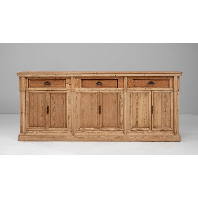19th Century 19th Century France Tan Wood Storage Cabinets & Cupboards For Sale - Image 5 of 11
