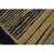 1920s Navy Stripe Medallion Antique Chinese Peking Knotted Wool Rug 2'7''x4' 8'' For Sale - Image 9 of 10