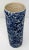 Boho, Coastal, and Chinoiseries Style Hand Made Thai Blue and White Embossed Lace Pattern Ceramic Vase For Sale In Providence - Image 6 of 8