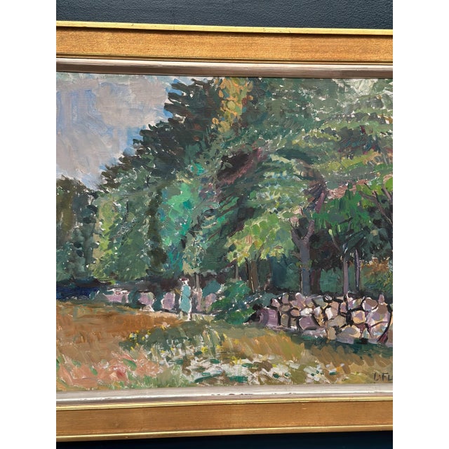 Lars Florén, Stenmuren, from Grönet, Brantevik, 1960s, Oil on Canvas, Framed For Sale - Image 4 of 16