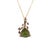 Celebrate vibrant beauty with this 5-carat trillion peridot pendant, accented by sparkling natural diamonds. Crafted in...