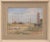 Port Landscape, Oil Painting, 20th Century For Sale - Image 4 of 4