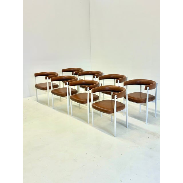 Vintage Dining Chairs from A. Dal Vera e Figli & Flam Sansoni, 1950s, Set of 4 For Sale - Image 4 of 18