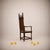 High Medieval Carved Wooden Armchair, France, 1900 For Sale - Image 4 of 10