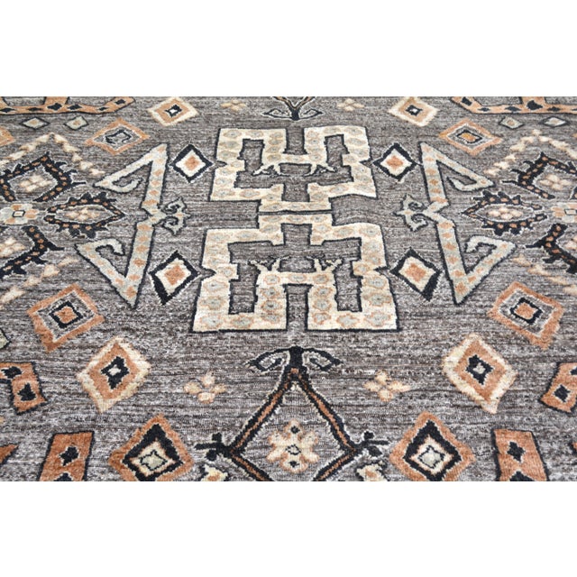 Moroccan Hand Knotted Wool Rug, 8'6"x12' For Sale In New York - Image 6 of 6