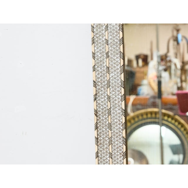 Moroccan Mirror with Bone and Mother-of-Pearl Inlay, circa 1900 For Sale - Image 10 of 12