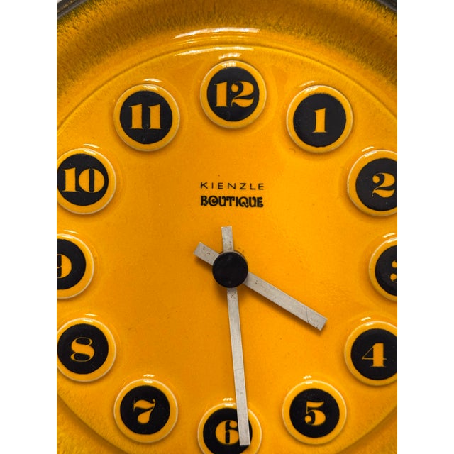 Kienzle Boutique Ceramic Wall Clock, Vintage For Sale - Image 11 of 12