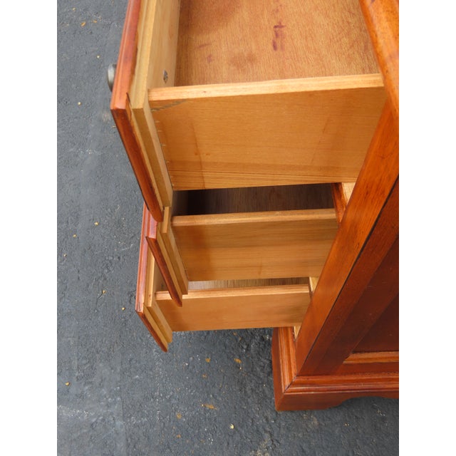 Solid Wood Nightstands End Side Bedside Tables a Pair 6588 For Sale - Image 9 of 18