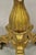 Vintage Baroque Style Gold Cast Aluminum Metal Tripod Pedestal Table Base For Sale - Image 4 of 11