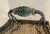 Wood Vintage Wicker Tray Table on Stand Attributed to Maitland Smith For Sale - Image 7 of 13