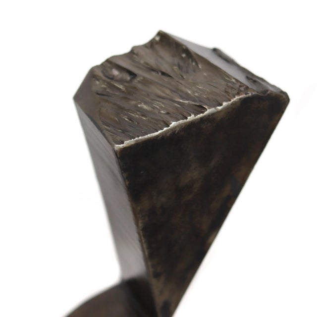 Abstract Noteworthy - Contemporary Expressive Geometric Abstract Metal Sculpture Original Artwork by Granville Beals For Sale - Image 3 of 12