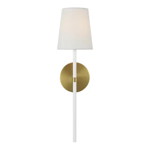 Kate Spade by Visual Comfort Studio Monroe Tail Sconce, Burnished Brass