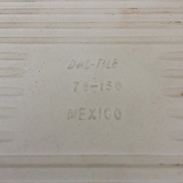 Wood Vintage 70’s Arts and Crafts Brown Mexican Tile Trivets - Pair For Sale - Image 7 of 13