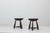 Mid-Century Modern Mocho Stools in Brazilian Walnut by Sergio Rodrigues, 1960s, Set of 2 For Sale - Image 3 of 16
