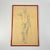 Glass Anatomical Sketch, 1950, Pencil on Paper, Framed For Sale - Image 7 of 7