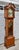 Colonial Cherry Grandfather Clock Vintage Moon Dial Triple Weights Chime For Sale - Image 17 of 18