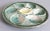 French Antique French Saint Clément Majolica Blue Green & Yellow Lemon Wedge Oyster Plate For Sale - Image 3 of 7