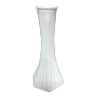 Vintage e.o. Brody Co. Milk Glass Bud Vase For Sale