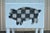 Mid 20th Century Farmhouse Cow & Pig Painted White & Black Metal & Glass Island Center Table For Sale - Image 4 of 12