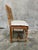 Wood Vintage French Rush Seat Back Oak Dining Chairs Set of Four Bleached Farmhouse For Sale - Image 7 of 17