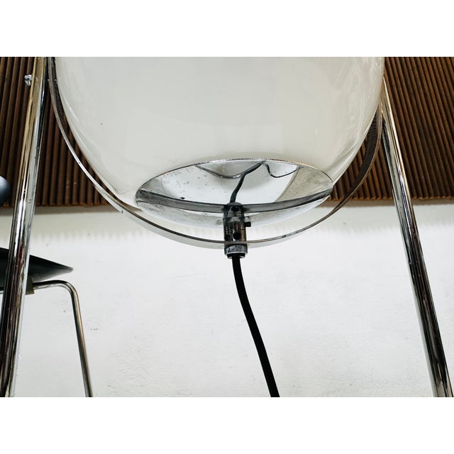 Mid-Century Space Age Modern Spherical Floor Lamp in Glass and Chrome, Germany, 1960s For Sale - Image 16 of 18