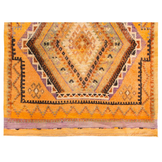 Vintage Mid-20th Century Moroccan Rug For Sale - Image 11 of 14