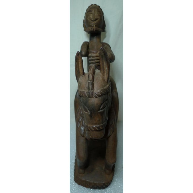 Title: Bambara Horseman. Maker: Unknown. Origin: Mali. Period: Mid 20th century. Description: Naturalist sculpture of...