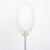 Achille Castiglioni for Flos "Brera" Floor Lamp, with egg form opaque white glass shade on chrome-plated stand with...