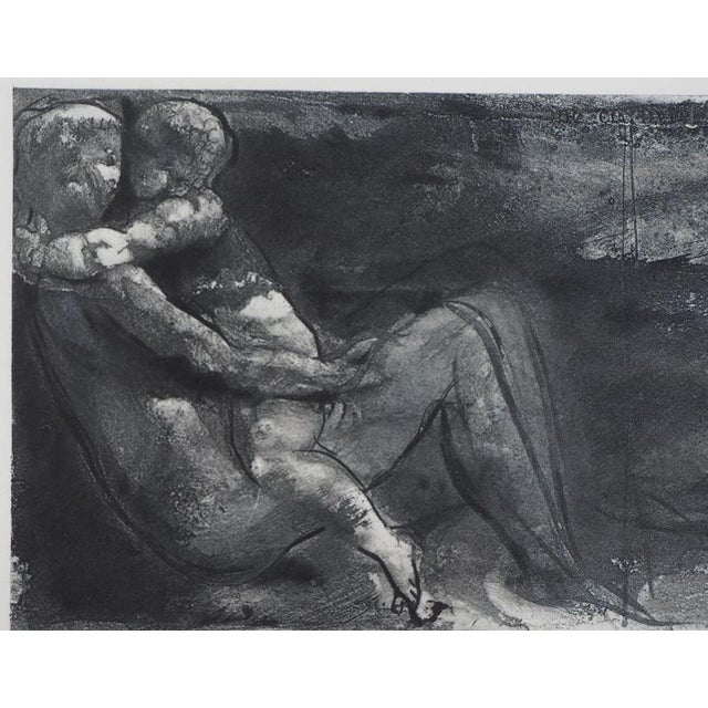 After Auguste Rodin, Nude, Woman and Child Reclining, Engraving For Sale - Image 3 of 6