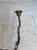 Gothic Revival Bronze Hanging Lantern with Castellated Crown, 1930s For Sale - Image 11 of 12