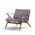 Poul Jensen for Selig Mid Century Walnut Z Lounge Chairs - Pair For Sale In Chicago - Image 6 of 13