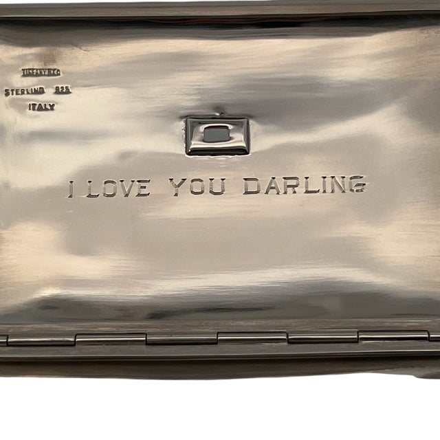 Late 20th Century Tiffany & Co Estate Rare Compact Mirror Sterling Silver 86 Grams For Sale - Image 13 of 18