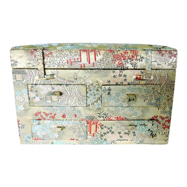 Oriental Brocade Jewelry Box Chairish